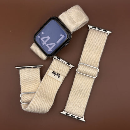 Undyed Organic Cotton Apple Watch Band