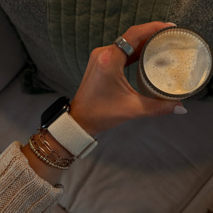 Undyed Organic Cotton Apple Watch Band