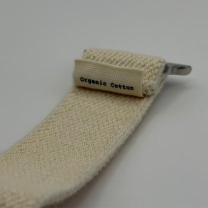 Undyed Organic Cotton Apple Watch Band