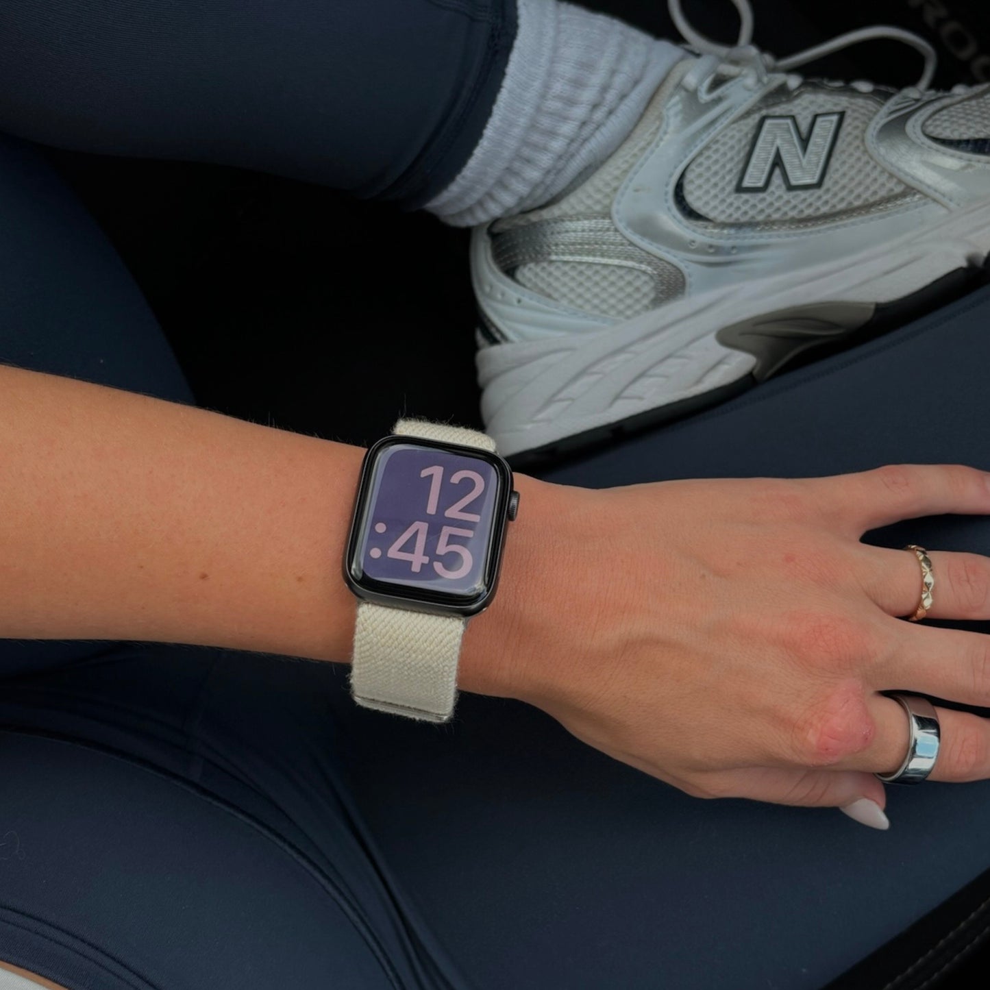 Undyed Organic Cotton Apple Watch Band