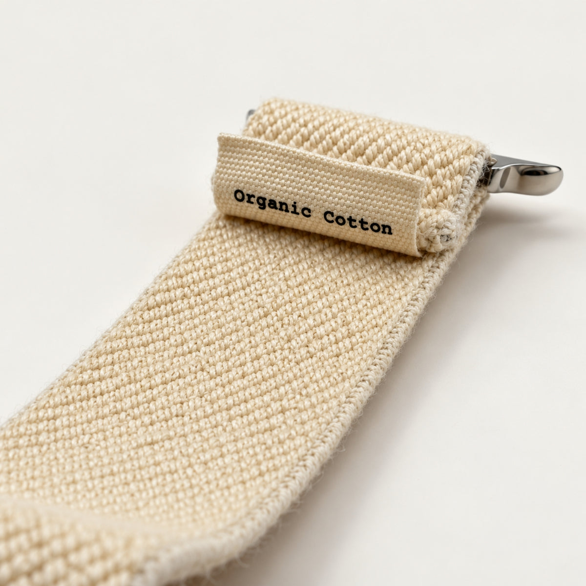 Undyed Organic Cotton Apple Watch Band